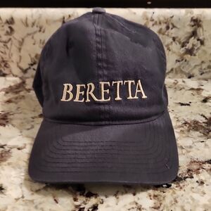 Beretta Flexfit Gray Black Hat Cap NWOT